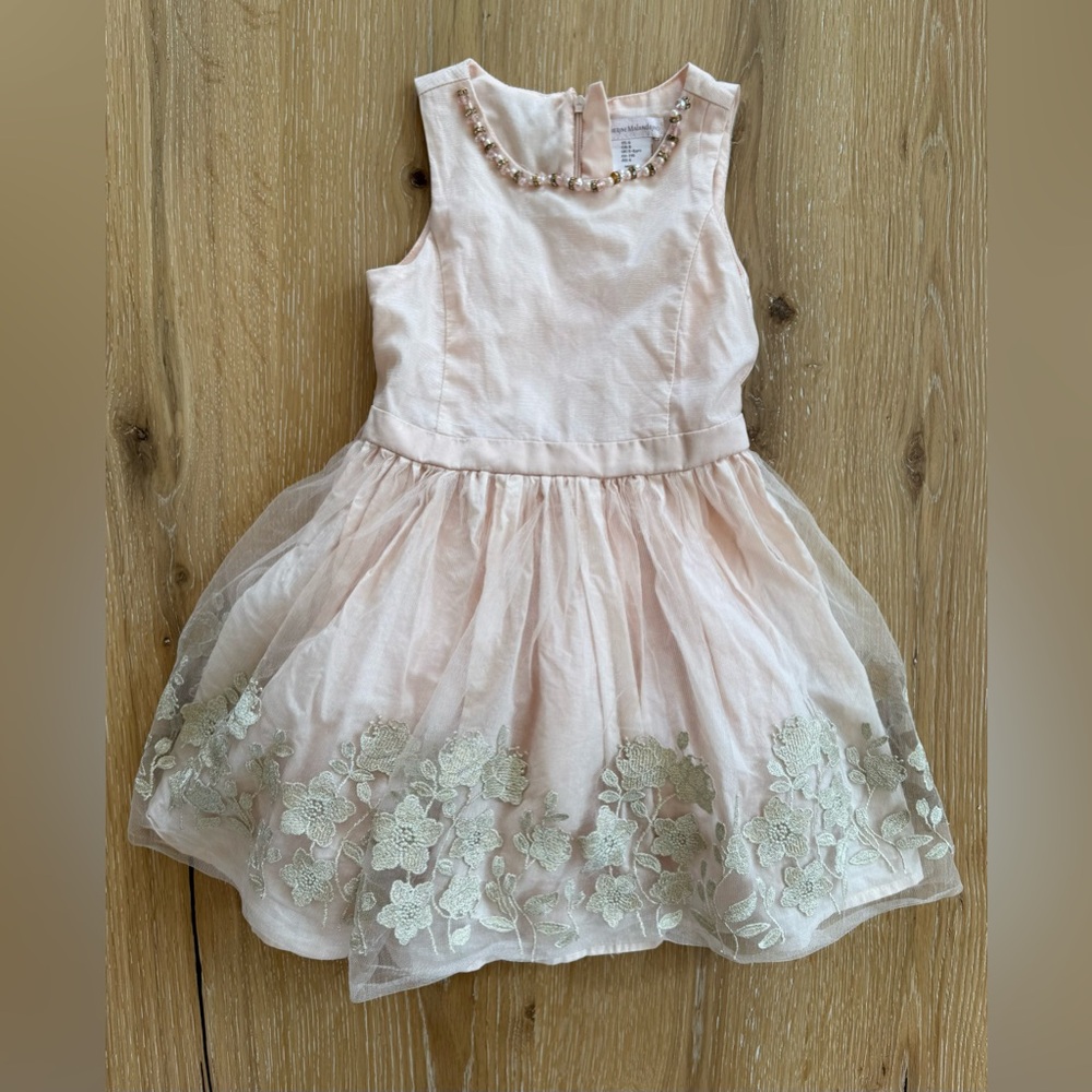 Catherine Malandrino Light Pink Floral Dress